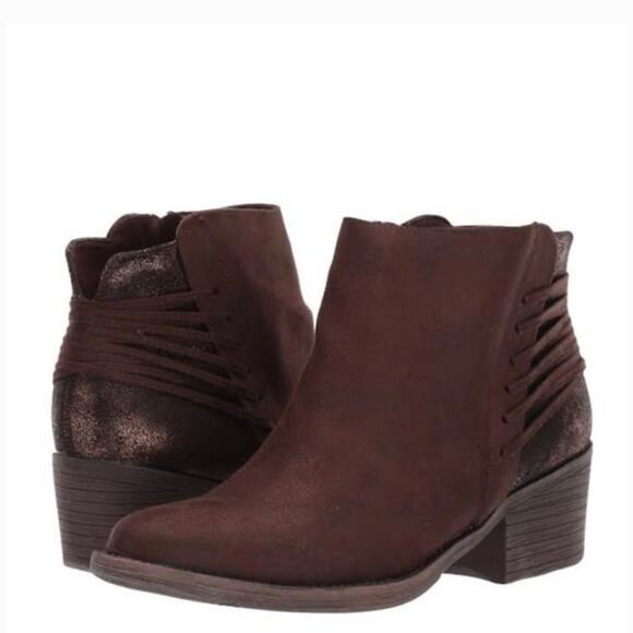 NEW Very Volatile 'Lucilee' Women's 7 Boho Western Ankle Bootie Brown - Picture 1 of 10